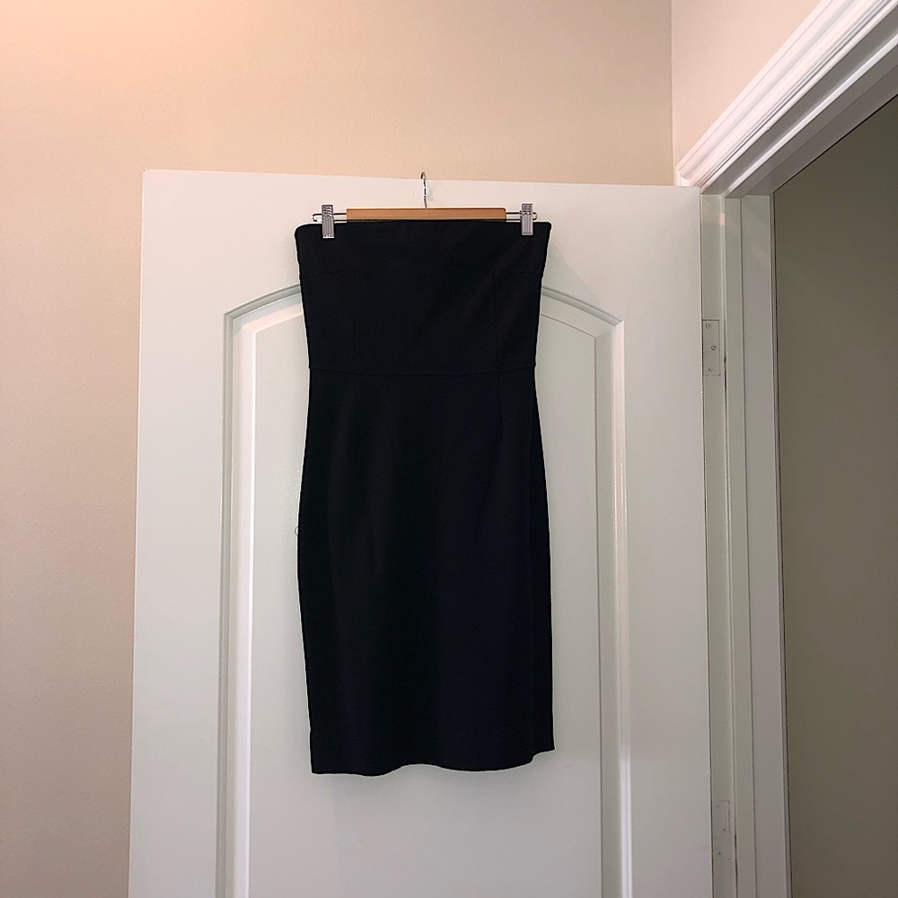 Gap knit strapless tuxedo dress Sz 6